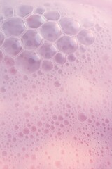 Aufkleber - Pink bubbles in water.