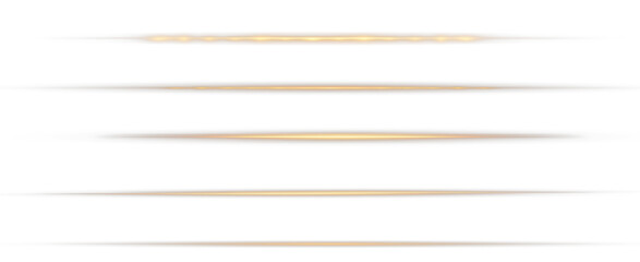 Aufkleber - Glistering light line twirl gold, light line twirl gold yellow curve an elegant PNG Overlay with glowing swirl effects, sparkles, and a transparent white background, perfect for dynamic designs.