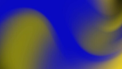 Poster - Abstract Blue and Yellow Gradient Swirl Animation Background