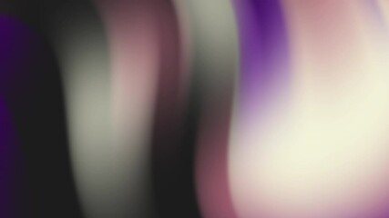 Poster - Abstract Blurred Motion: Flowing Purple, Gray, and Cream Gradient Background