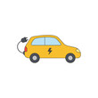 © mohammad - Environment & Energy flat vector icon, electric vehicle icon, suitable for design and infographic applications