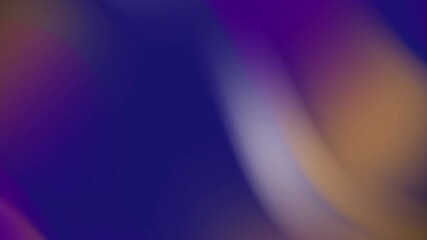 Poster - Abstract Gradient Motion: Blurry Purple, Blue, and Gold Color Transition