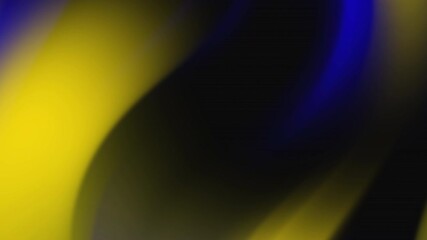 Poster - Abstract Video: Dynamic Yellow and Blue Light Streaks on Black Background