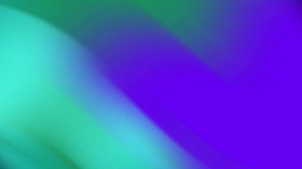 Poster - Abstract Gradient Motion: Teal and Purple Color Transition
