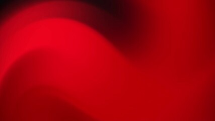 Aufkleber - Abstract Red Gradient Background with Dark Wave Motion in Video