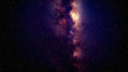 Wall Mural - milky way stars and constellations with a galaxy background.