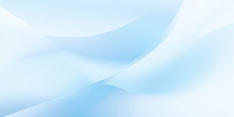 Poster - Abstract Light Blue and White Curves, Ideal for Modern Technology Backgrounds and Promoting Innovation in Business Presentations : Generative AI