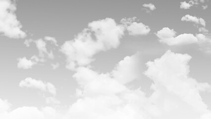 Poster - Overcast sky, nature abstract background.  Grey storm clouds in sky. Vector illustration.
