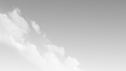 Poster - Beautiful morning sky in white colors. Vector illustration.