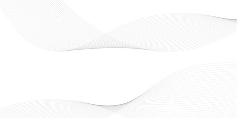 Poster - abstract grey wavy lines background. digital frequency track equalizer. abstract frequency sound wav