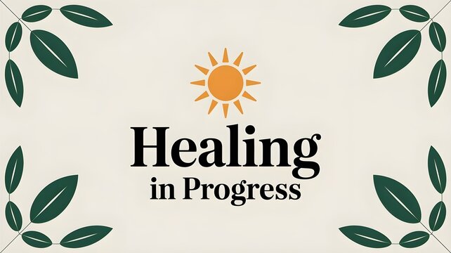 Inspiring Healing in Progress visual concept