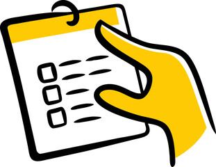 Poster - Hand Silhouetted Pinning Task to Board Project Management Concept