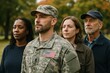© Rawpixel.com - Diverse group honoring veterans.