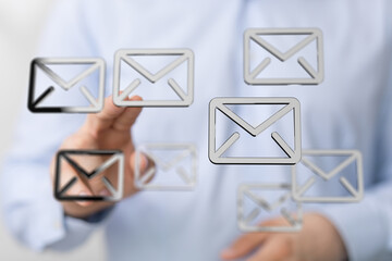 Poster - Efficiently handle emails.  Streamline workflow. Boost productivity.
