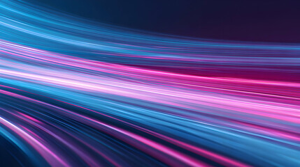 Poster - Dynamic flow of light abstract background featuring vibrant hues of pink and blue shades movement