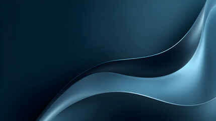 Poster - Abstract blue wave background with fluid shapes creating a modern elegant texture design theme