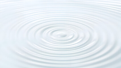 Poster - Abstract Water Ripple Pattern Concentric Circles on Smooth Surface