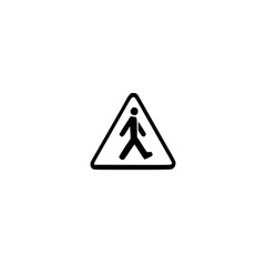Poster - Pedestrian Safety Warning Sign Symbol