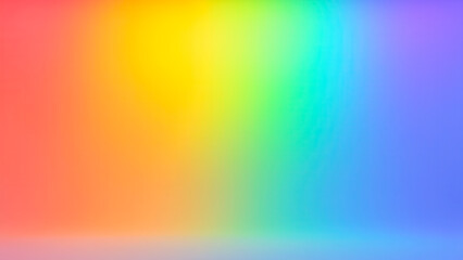 Poster - Vibrant Color Gradient Background with Smooth Transition from Red to Blue Shades in Soft Light