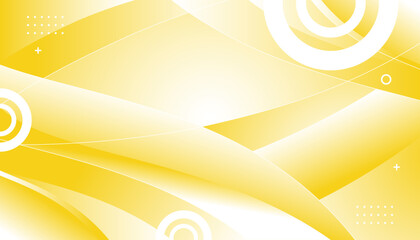 Aufkleber - Abstract Yellow Gradient Curved Background