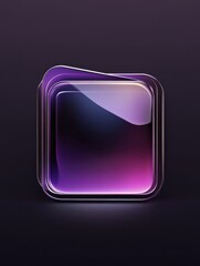 Poster - Sleek folder icon with modern shading and soft highlights