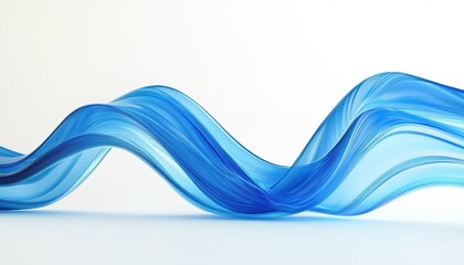 Poster - Light Blue Arc For Presentations And Technological Magazines: Covering Articles And Publications On Trends And Innovations In Technology.