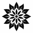 © monirul - black and white flower vector