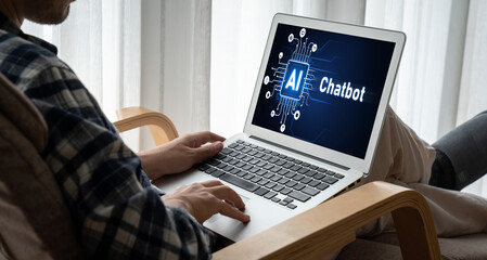 Poster - Generative AI virtual assistant tools for prompt engineer and user for ease of engage artificial intelligence AI technology help people to work with generative AI functions by prompting the AI snugly