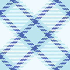 Poster - Abstract pastel blue and royal blue plaid pattern.  Modern geometric design ideal for textile prints, fashion, websites, or branding. Clean lines and vibrant colors create a fresh, energetic feel.