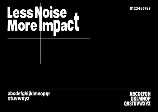 a modern sans-serif typeface designed with clarity and purpose at its core.