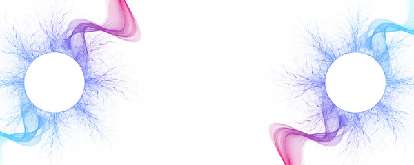 Aufkleber - AI Banner Concept In The Digital Style. Generative Ideas Design Element For Internet Technology. Futuristic Technology Concept Artificial Intelligence.