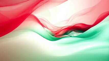 Green and Red Abstract Background 