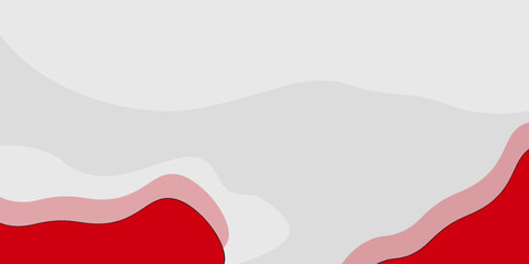Fototapete - Abstract red liquid wave background. Dynamic shapes composition. vector for presentation design. Vector design for business, corporate