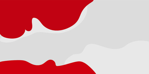 Fototapete - Abstract red liquid wave background. Dynamic shapes composition. vector for presentation design. Vector design for business, corporate