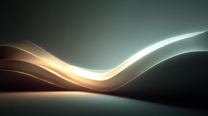 Wall Mural -   Black & white photo with light emanating from top right corner
