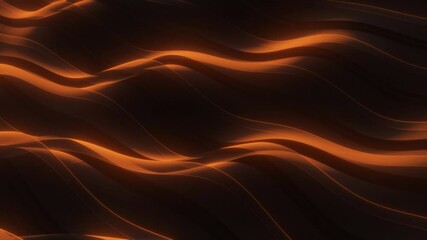 Wall Mural - This stock motion graphic video of Abstract Colored Wave Background with gentle overlapping curves on seamless loops