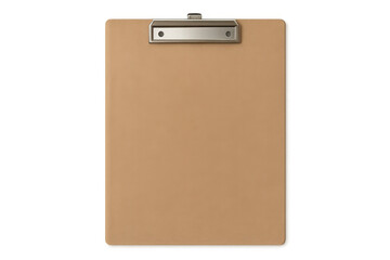 Fototapete - Clipboard with blank paper and transparent background, perfect for adding your own text or images