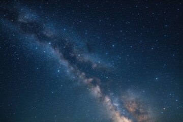 Wall Mural - starry night sky panorama with brilliant celestial formations and twinkling constellations perfect f