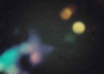 Poster - oerlay light effect for photo. grainy colored film burn light photo overlay, using screen mode, abst