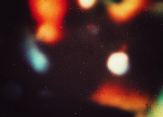 Poster - oerlay light effect for photo. grainy colored film burn light photo overlay, using screen mode, abst