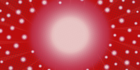 Wall Mural - Comic background with red color