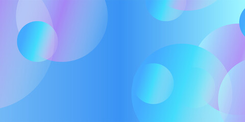 Wall Mural - Abstract background with vibrant, iridescent orbs and a soft, gradient effect