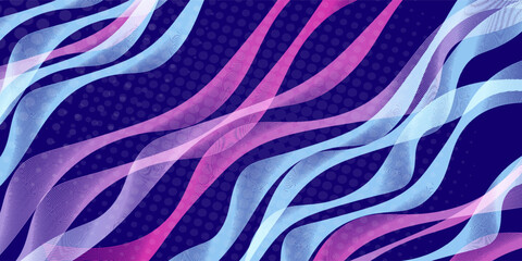 Wall Mural - Geometric abstract background with colorful lines