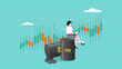 © Vanz Studio - oil and gas asset management to get a lot of income, strategy to manage oil stock investments, businesswoman investor sitting on oil barrel while using a laptop to manage his oil stock investments