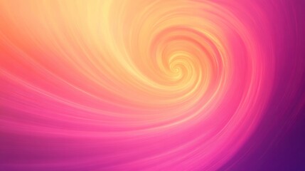 Fototapete - Abstract swirling pink and orange vortex background.