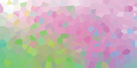 Aufkleber - Abstract colorful mosaic pattern gradient background with a soft transition from pastel green to pink and purple colors for graphic design