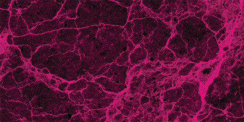 Wall Mural - Abstract digital artwork depicting a crushed or veined surface with a bold color palette featuring shades of pink and dark burgundy accents
