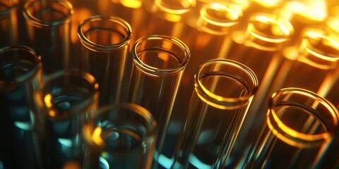Poster - science laboratory test tubes