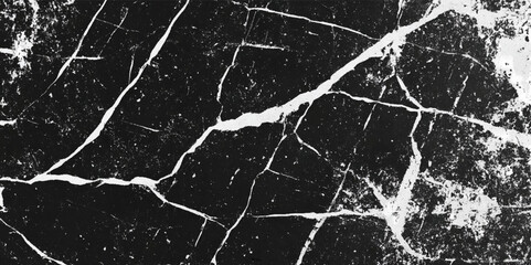 Poster - A close up view of a textured surface with pattern, Diagonal black and gray scratches or streaks on a lighter background, The texture resemble worn or scratched material such as painted design.