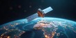 © Christoph Burgstedt - A high-tech satellite orbits Earth, transmitting data and enabling advanced global communication and observation